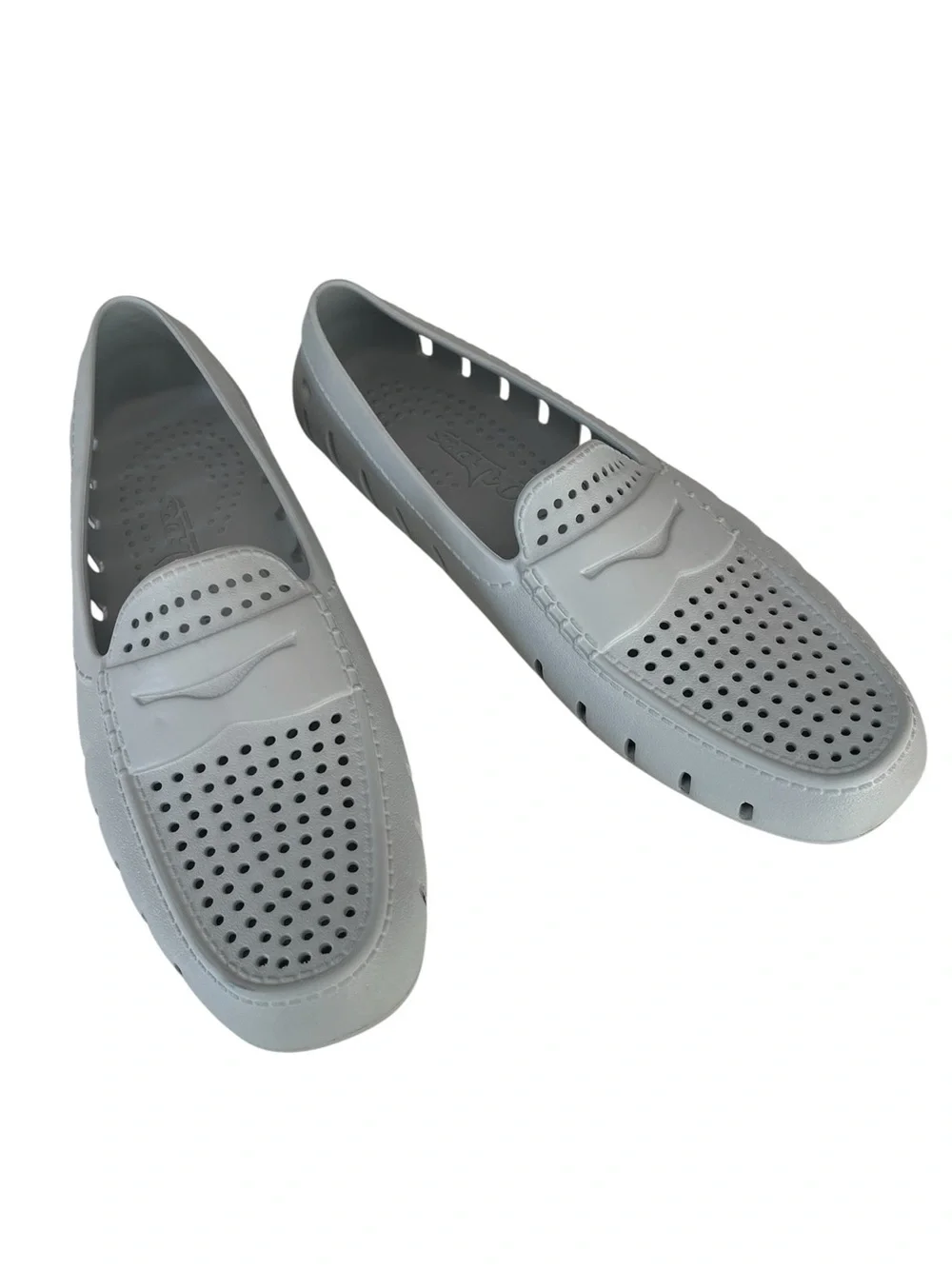 Floafers Country Club Classic Waterproof Driver Gray Yellow Loafers Men’s Size 9